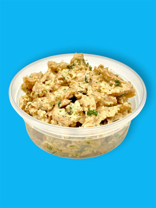 Soy Curl Chicken Salad