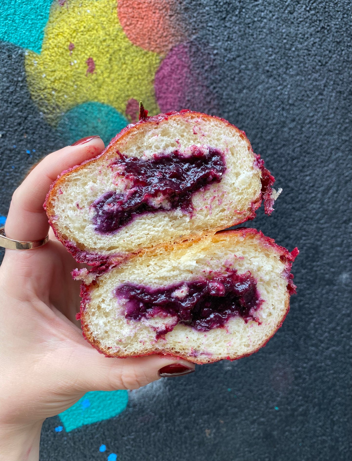 Unregular Bakery - Blueberry Rosemary Doughnut