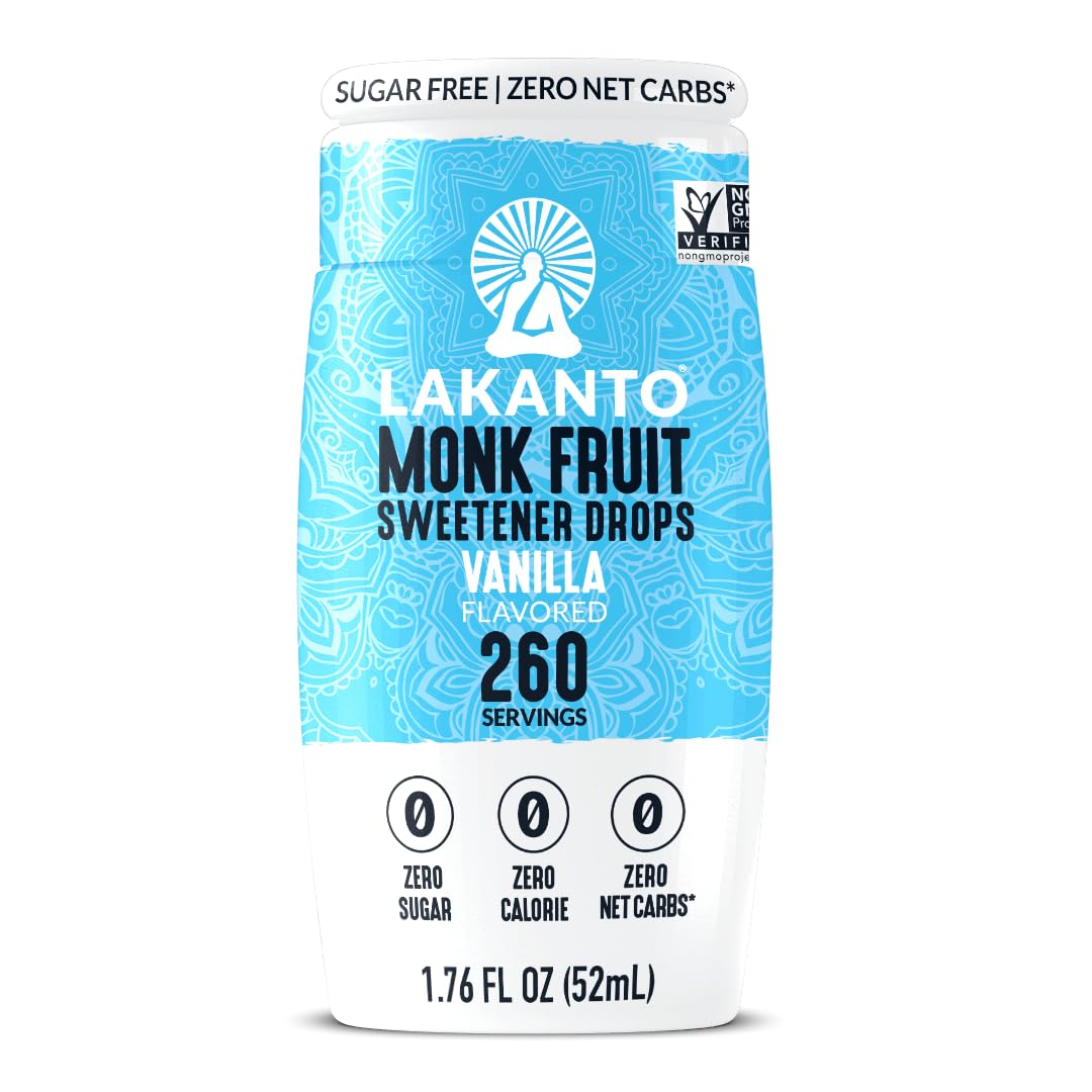 Lakanto - Monk Fruit Sweetener Drops, Vanilla
