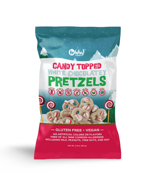 No Whey - Candy Topped White Chocolatey Pretzels