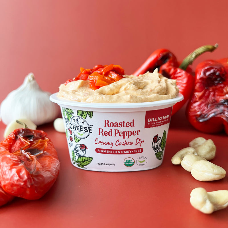 Nuts For Cheese - Roasted Red Pepper Cashew Dip