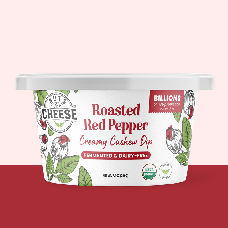 Nuts For Cheese - Roasted Red Pepper Cashew Dip