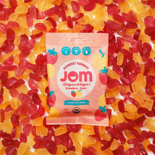 Jom Gummy Candy - Strawberry & Peach