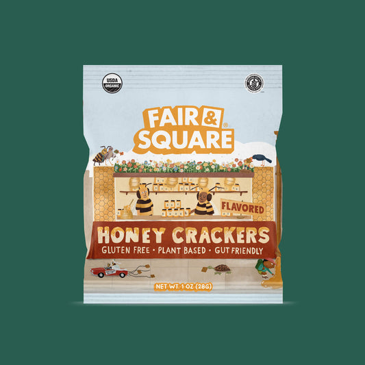 Fair & Square - Snack Size Honey Crackers