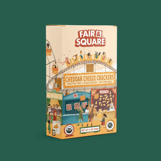 Fair & Square - Cheddar Cheeze Crackers