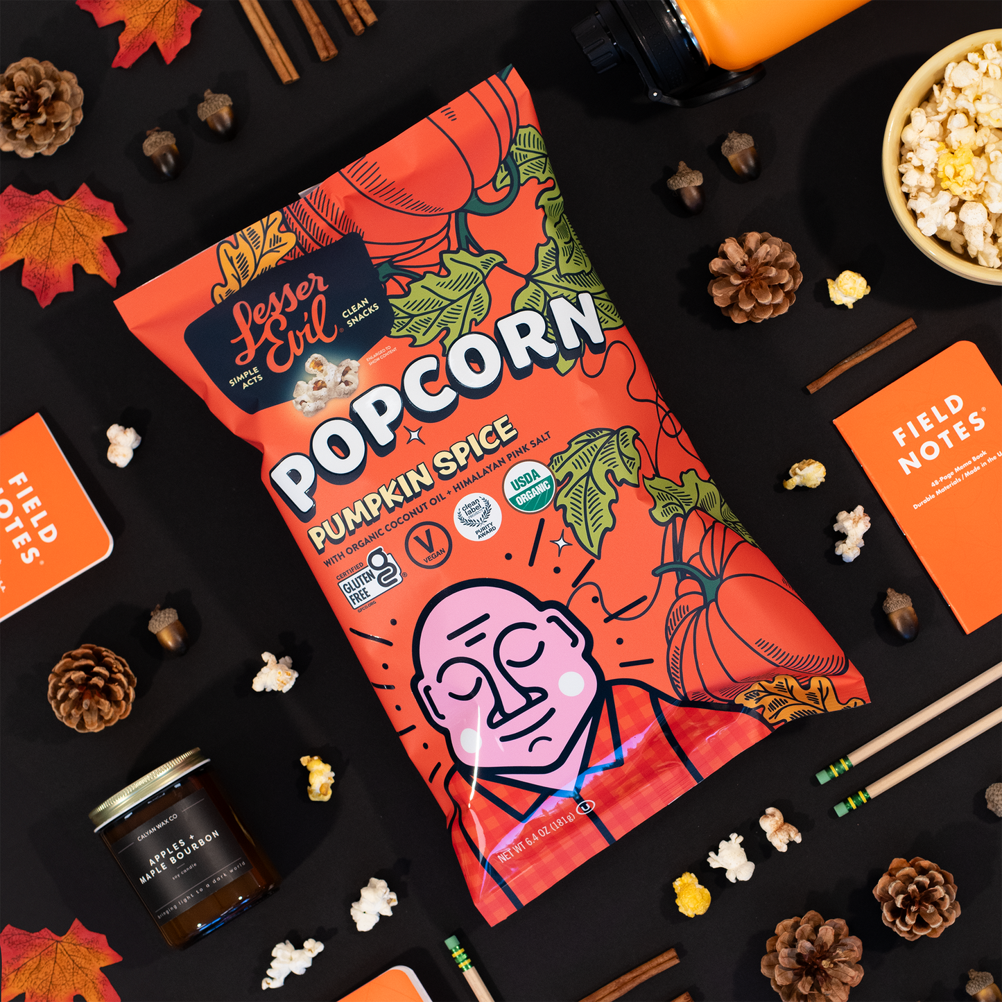 Lesser Evil - Organic Pumpkin Spice Popcorn