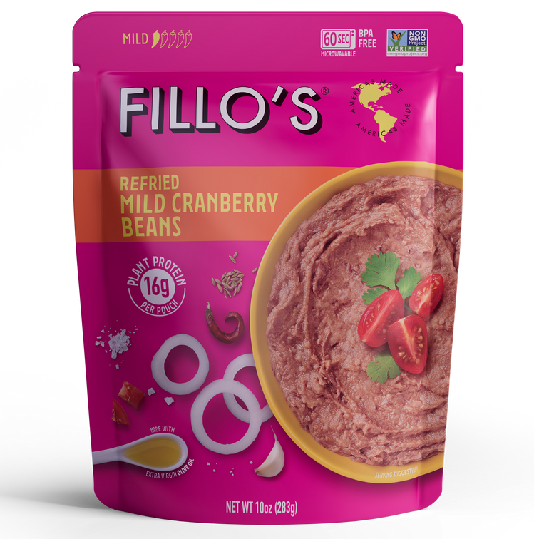 FILLO'S - Refried Mild Cranberry Beans