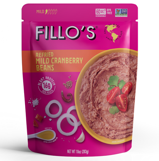 FILLO'S - Refried Mild Cranberry Beans