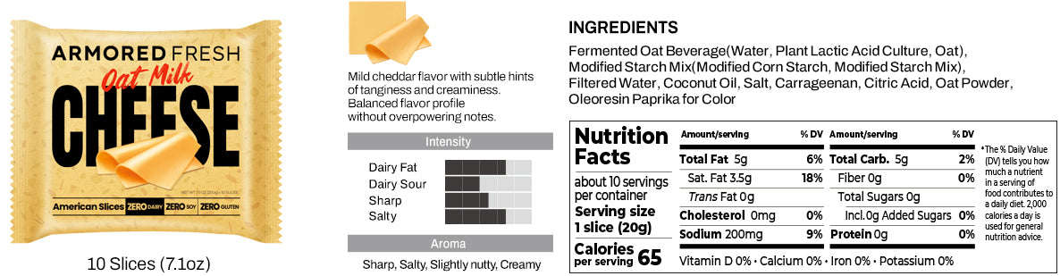 Armored Fresh - Oat Milk American Cheese