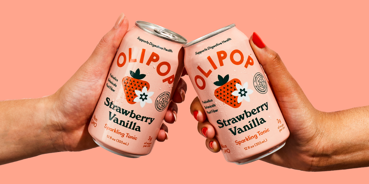 Olipop - Strawberry Vanilla Sparkling Tonic