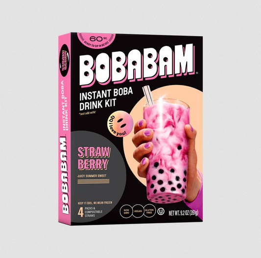 BobaBam - Strawberry Instant Boba Kit