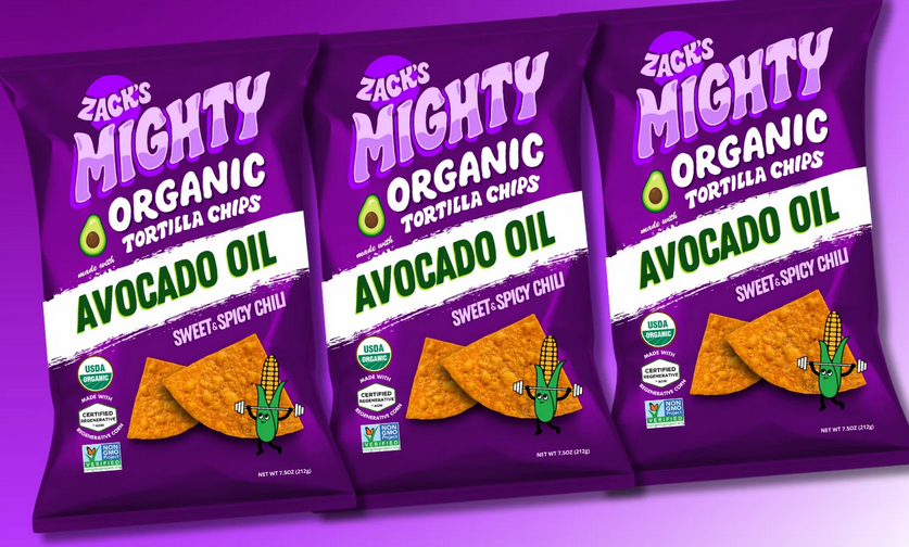 Zack's Mighty - Sweet And Spicy Avocado Oil Tortilla Chips