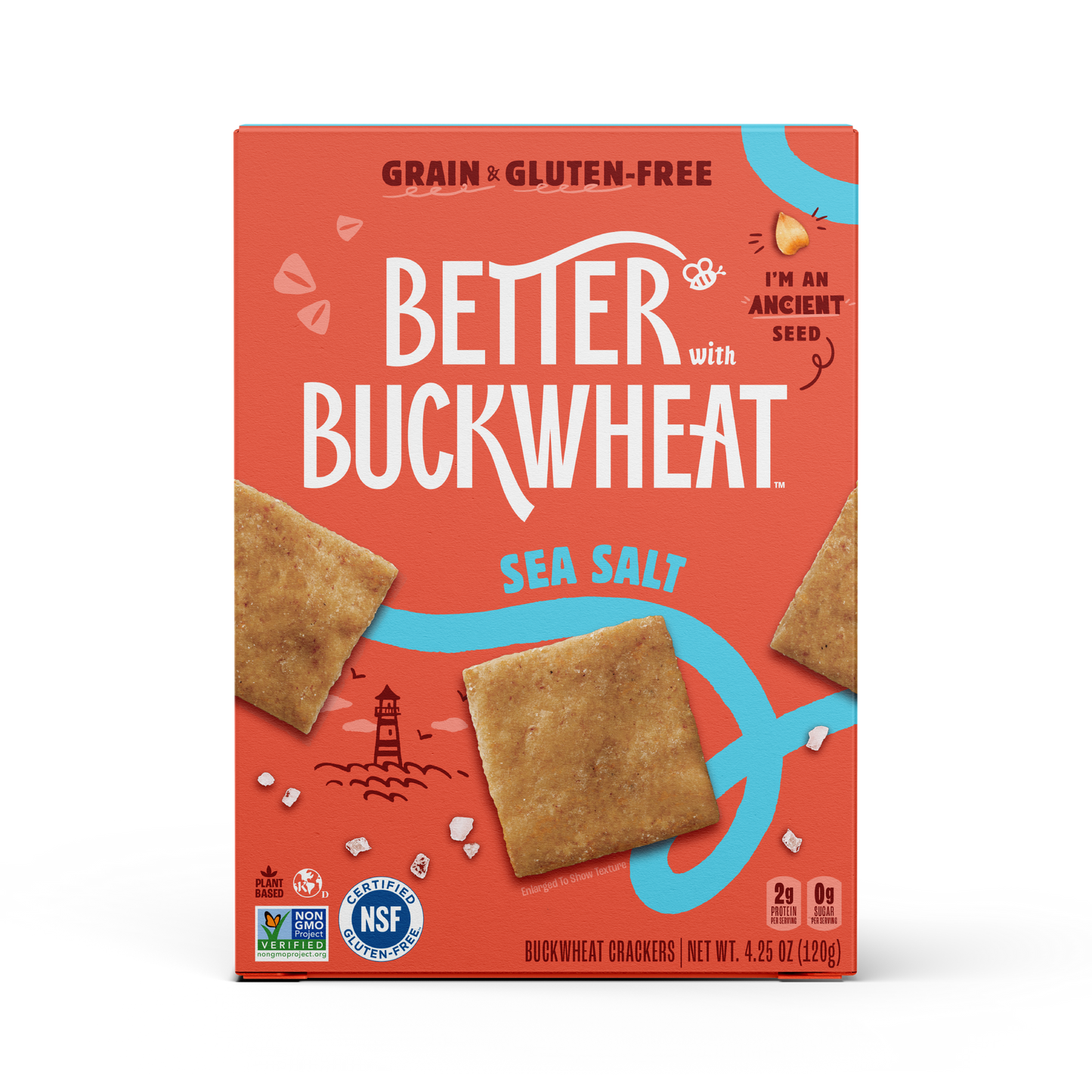 Better with Buckwheat - Sea Salt Crackers