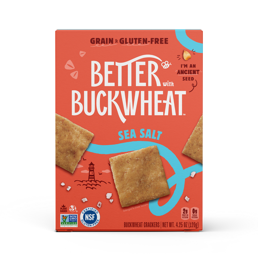 Better with Buckwheat - Sea Salt Crackers