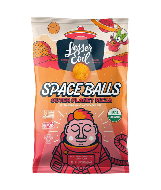 Lesser Evil - Organic Outer Planet Pizza Puff Balls