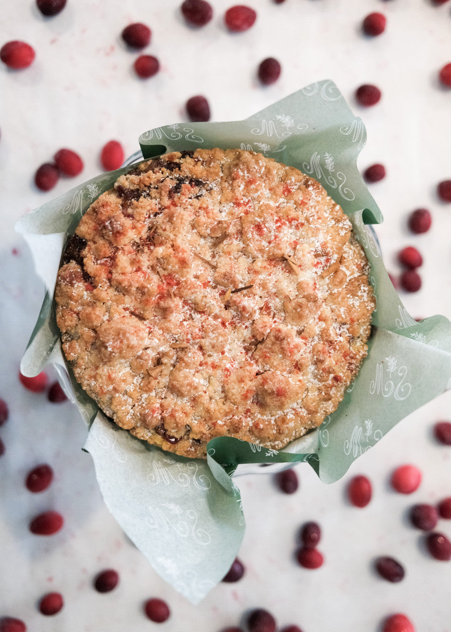 Thanksgiving Preorder: Sweet Maresa's Pumpkin Cranberry Crumb Cake