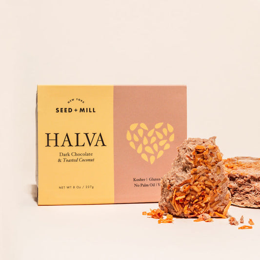 Seed + Mill - Dark Chocolate & Toasted Coconut Halva