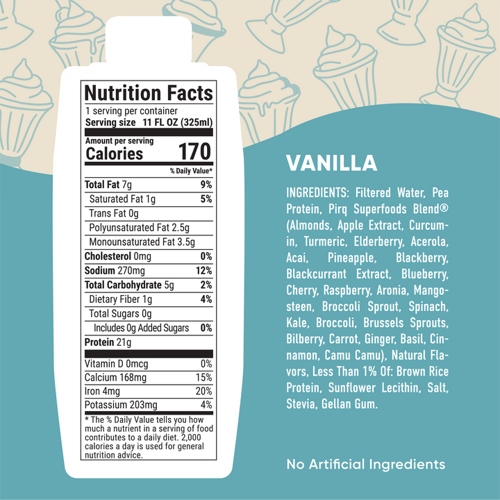 PIRQ - Plant Protein Golden Vanilla Shake