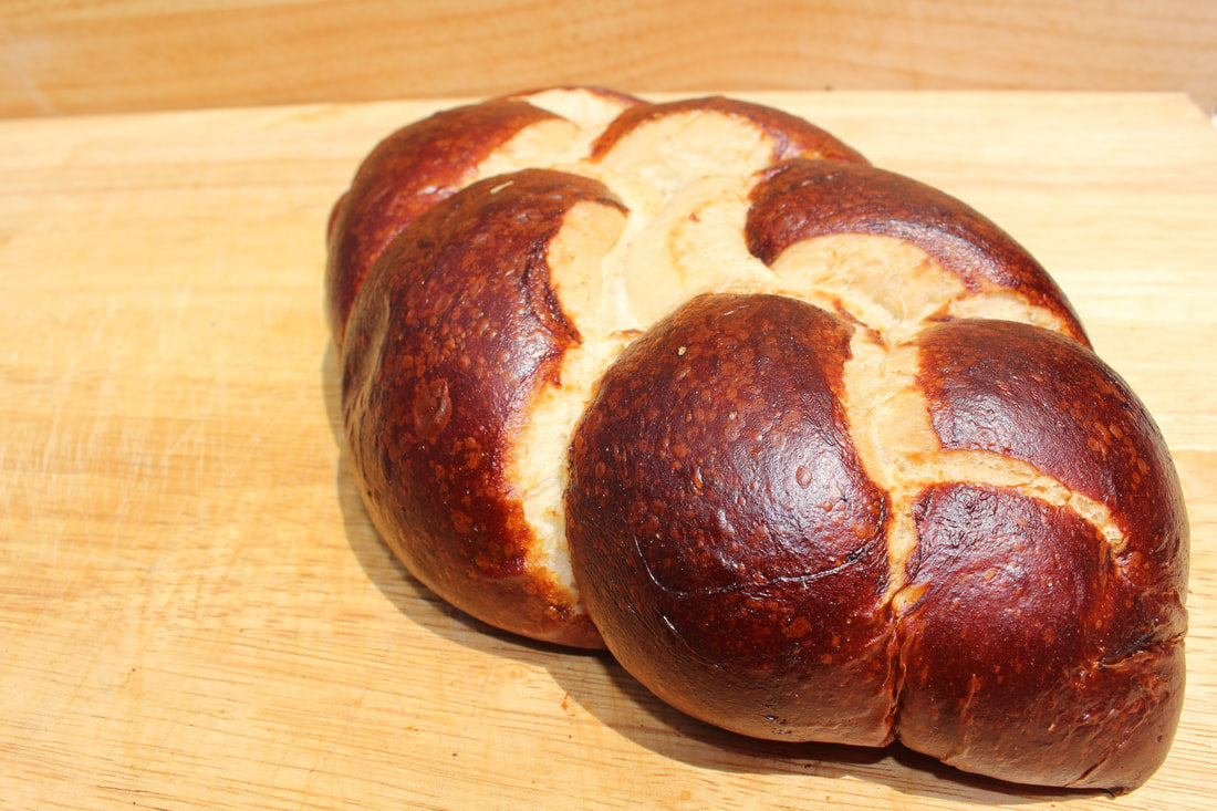 Hanukkah Preorder 2024: Yoni's Traditional Pretzel Challah Loaf