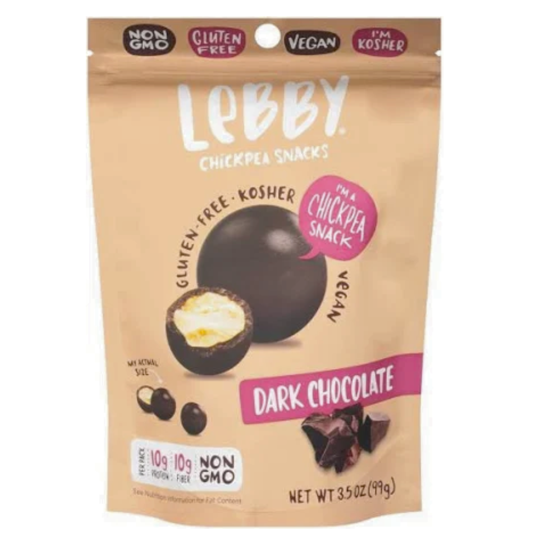 Lebby - Dark Chocolate Chickpea Snacks