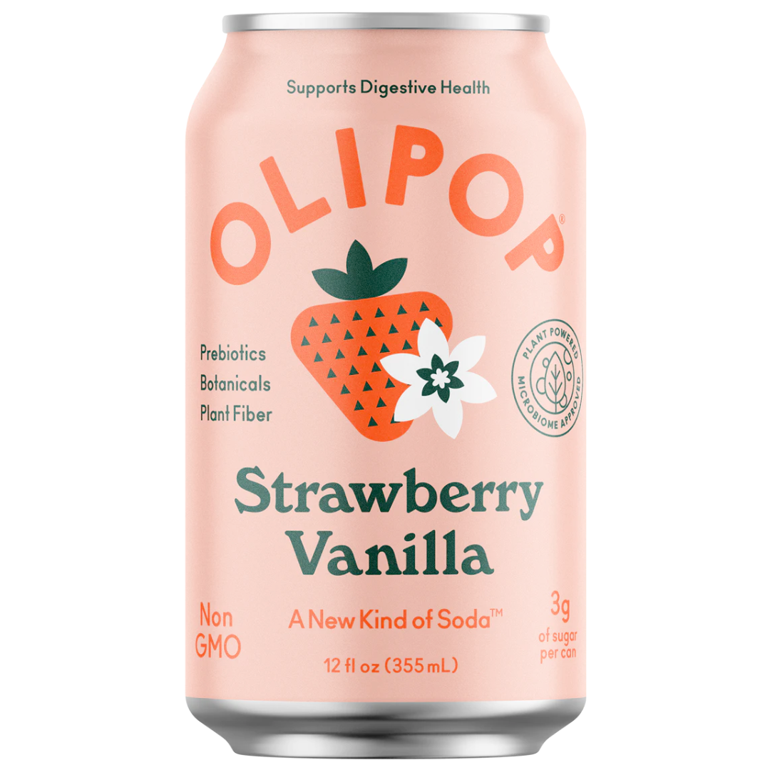 Olipop - Strawberry Vanilla Sparkling Tonic