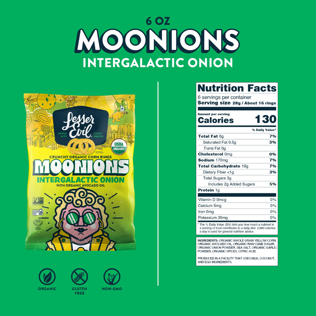 Lesser Evil - Organic Intergalactic Onion Moonions