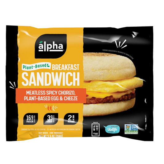 Alpha Foods - Spicy Chorizo Breakfast Sandwich