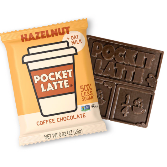 Pocket Latte - Hazelnut Coffee Chocolate Square