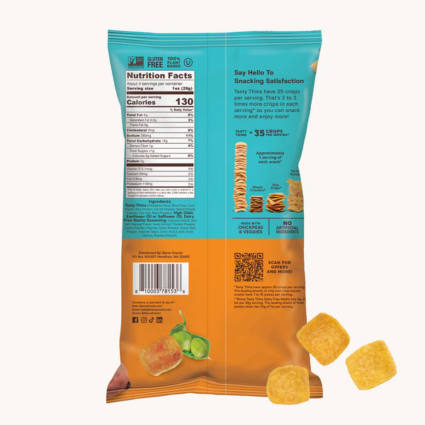 Biena - Tasty Thins Nacho Veggie Crisps
