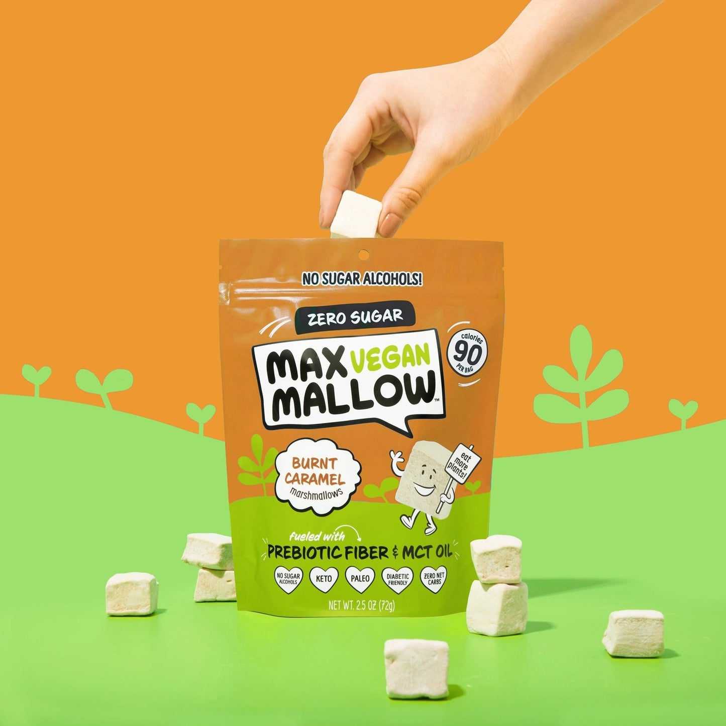 Max Vegan Mallows - Burnt Caramel Marshmallows