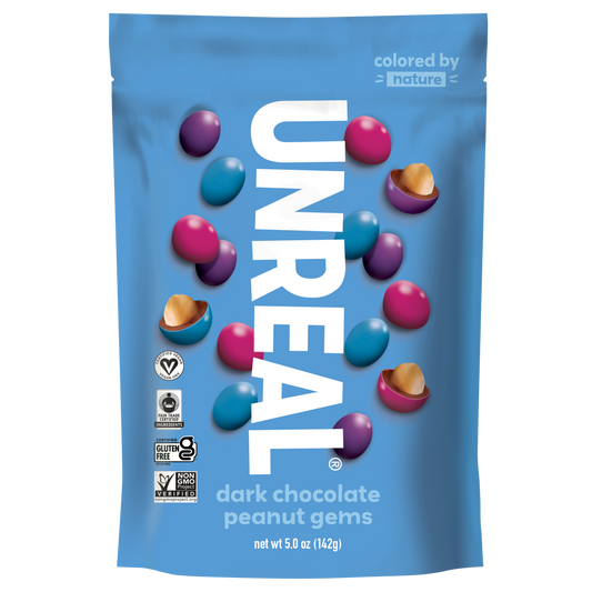 Unreal - Dark Chocolate Peanut Gems