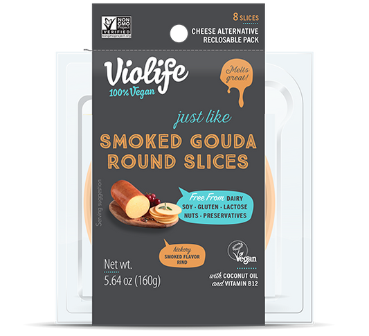 Violife Smoked Gouda Round Slices