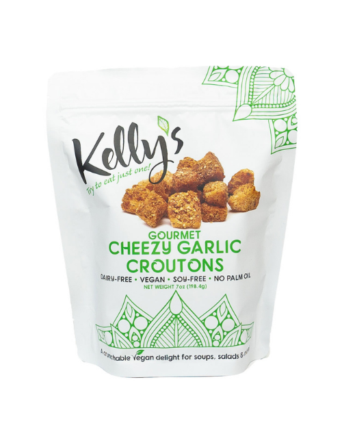 Kelly's Croutons - Gourmet Cheezy Garlic Croutons