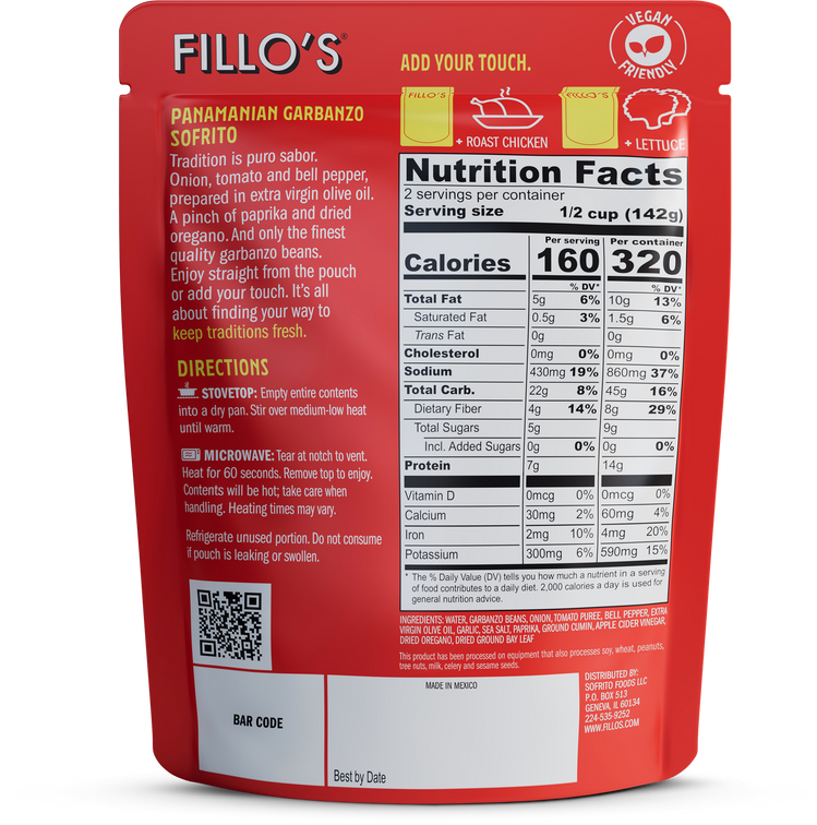FILLO'S - Panamian Garbanzo Sofrito