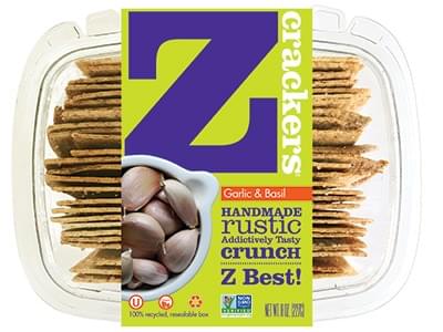 Z Crackers - Garlic & Basil