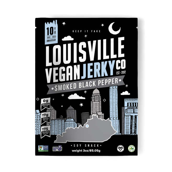 Louisville Vegan Jerky - Smoked Black Pepper