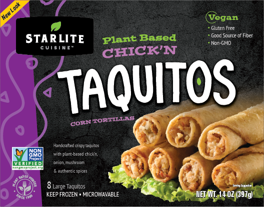 Starlite - Chicken Style Corn Tortilla Taquitos