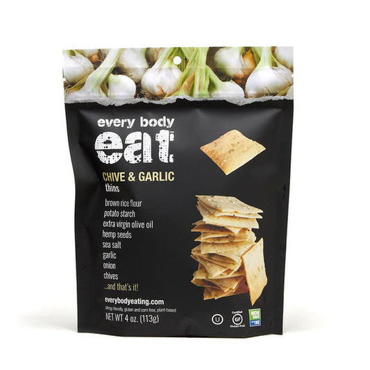 Every Body Eats - Chive & Garlic Thins