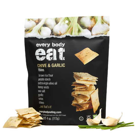 Every Body Eat - Chive & Garlic Thins