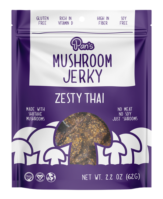 Pan's Mushroom Jerky - Zesty Thai