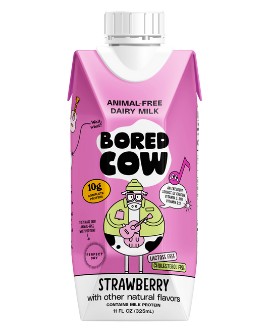 Bored Cow - Strawberry Animal-Free Dairy Milk