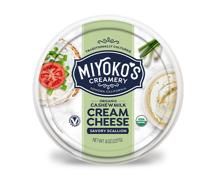 Miyoko's Savory Scallion Cream Cheese