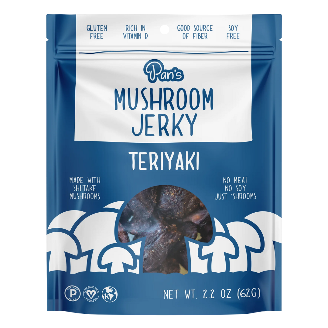 Pan's Mushroom Jerky - Teriyaki