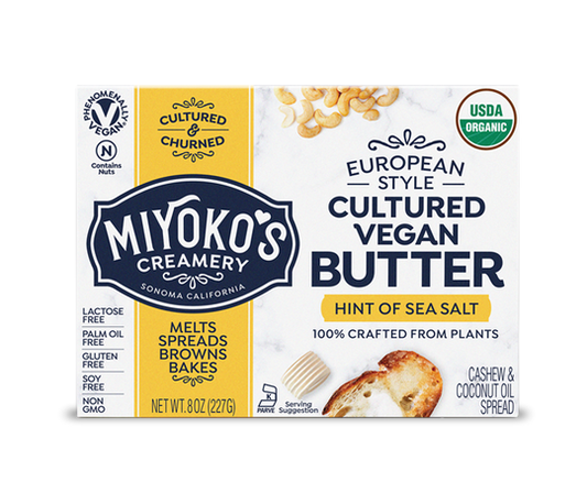 Miyoko's - European Style Cultured Butter, Hint Of Sea Salt