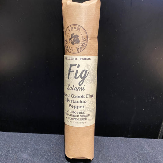 Hellenic Farms - Pistachio & Aleppo Pepper Fig Salami with Dried Greek Figs