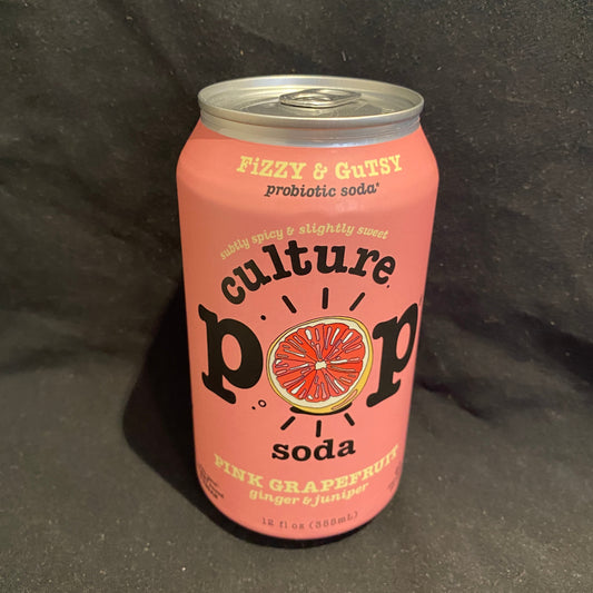 Culture Pop Soda - Pink Grapefruit, Ginger & Juniper