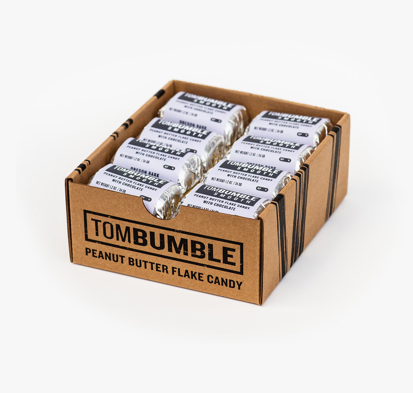 Tombumble - Smooth Peanut Butter Flake Candy