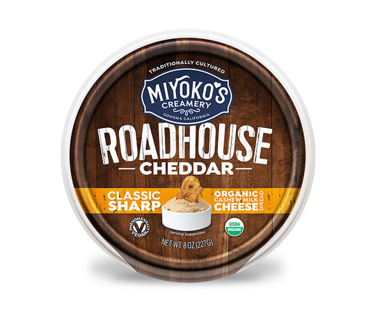 Miyoko's Roadhouse Sharp Cheddar Spread