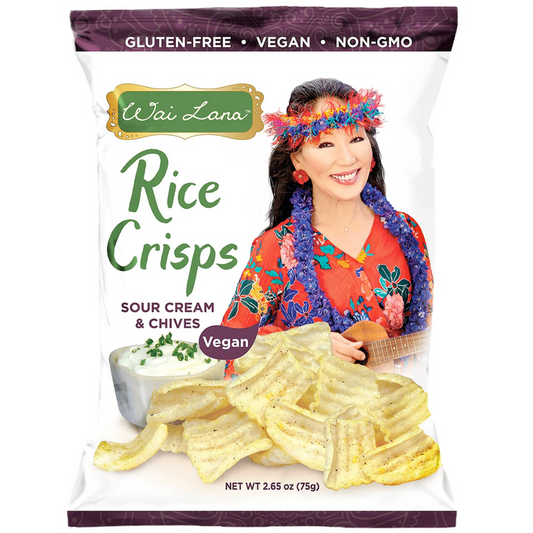 Wai Lana - Sour Cream & Onion Rice Crisps