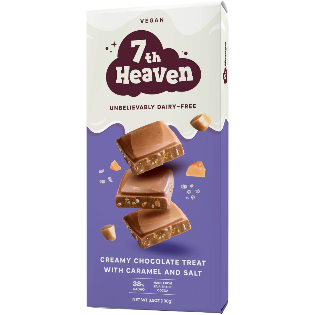 7th Heaven - Caramel and Sea Salt Chocolate Bar